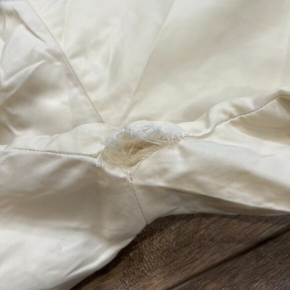 Fear of God Essentials Nylon Track Pants, Cream, Elastic Waistband Adjustable S - Picture 9 of 13